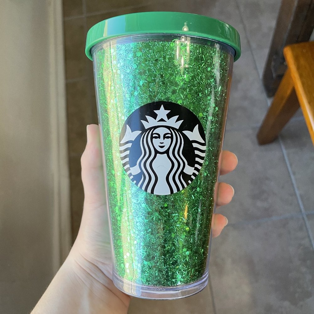 Starbucks 16OZ Sparkly Winter Holiday Reusable Cup